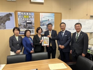 写真：中勢バイパス建設促進期成同盟会 要望活動1