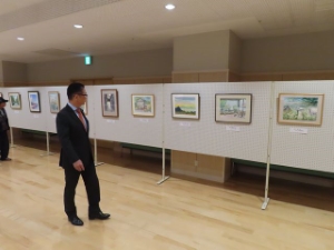 写真：11月2日開催 地区文化祭 鑑賞