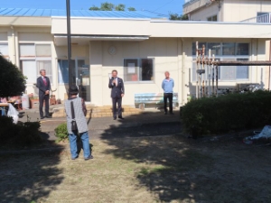 写真：11月3日開催 地区文化祭 挨拶2