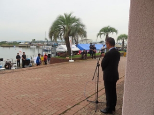 写真:第17回海のバリアフリーまつり 挨拶