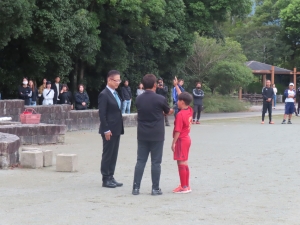 写真:第33回オザスコ杯争奪サッカー大会 選手宣誓