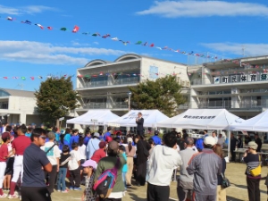 写真:10月20日開催 地区運動会 挨拶1