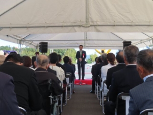 写真:中川原橋 渡り初め式1