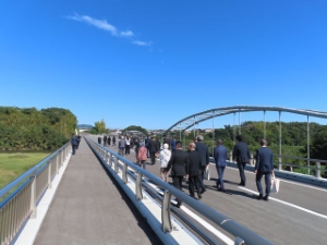 写真:中川原橋 渡り初め式4