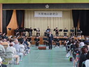 写真：大里地区敬老会 挨拶
