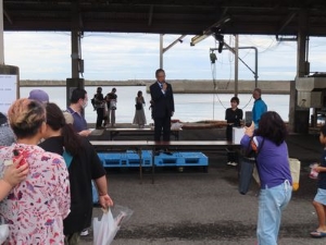 写真：第19回白塚おさかな祭り 挨拶