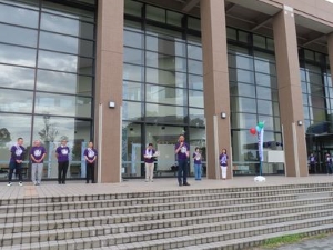 写真:パープルリボンウォーク&セミナー2024in津1