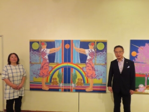 写真:深谷真理展 鑑賞