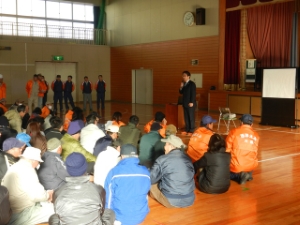 写真：大里地区防災訓練