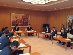 写真：三重県社会基盤整備協会による県政要望活動2