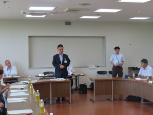 写真:津市文化振興審議会委員委嘱式 挨拶