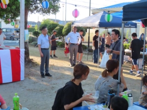 写真:8月11日開催夏まつり 挨拶2