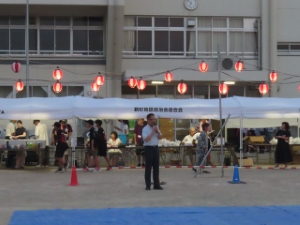 写真:8月3日開催 夏まつり 挨拶