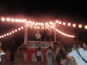 写真:町屋町盆踊り大会 挨拶