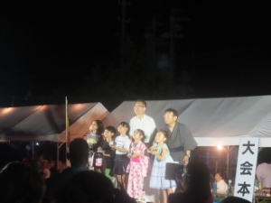 写真:第63回久居花火大会 点火式の様子