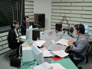 写真：レディオキューブFM三重「EVENING COASTER」出演