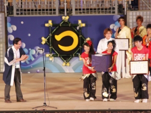 写真：平成23年度津まつり「安濃津よさこい」ファイナル挨拶・審査員・プレゼンター