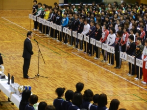 写真：第36回三重県家庭婦人バレーボール大会決勝大会