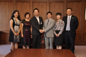 写真：鎮江市友好訪日団挨拶