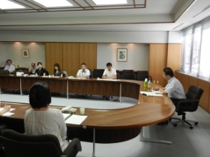 写真：一志総合支所職員との意見交換