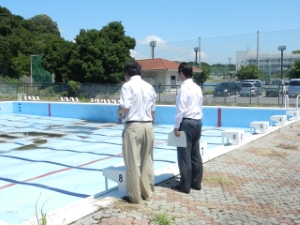 写真：河芸地域管内施設見学