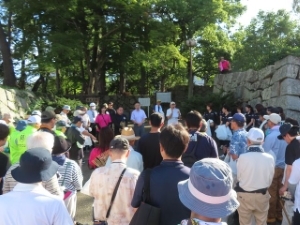 写真:第18回津・お城クリーン作戦 挨拶