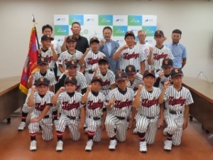 写真:第55回日本少年野球選手権大会 出場選手 来訪