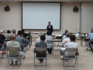 写真：第12回雲出川問題を始め6地区共通問題を話し合う会 挨拶