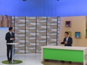 写真：三重テレビ放送「ニュース情報番組 Mieライブ旬感☆Mie」出演