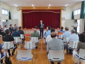 写真：津市安東コミュニティセンター落成式 式辞