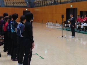 写真:第4回CMGバレーボール親睦大会 挨拶