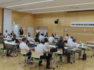 写真：津市自主防災協議会定期総会 挨拶