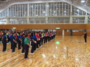 写真:2024年度(第20回記念大会)津市バレーボール協会長杯大会 挨拶