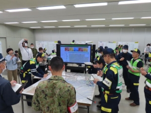 写真：令和6年度津市災害対策図上訓練3