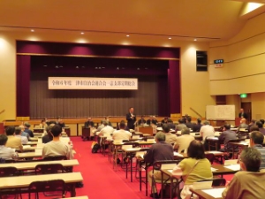 写真：津市自治会連合会一志支部定期総会　挨拶