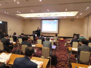 写真：「夢・志事塾」成果報告会　講演