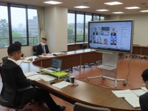 写真:第11回新型インフルエンザ等対策推進会議