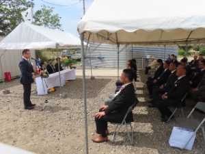 写真:高野尾キウイフルーツ園地植樹祭1