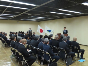 写真:市長訓示の様子