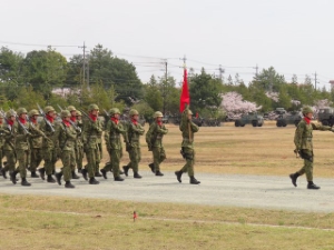 写真:陸上自衛隊久居駐屯地開設72周年記念式典の様子2