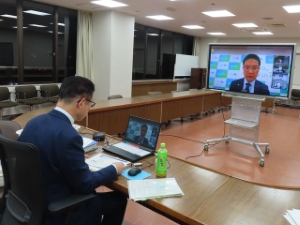 写真：令和5年度第3回三重県医療審議会の様子