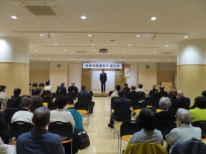 写真:齋藤拙堂顕彰吟道大会 挨拶の様子1