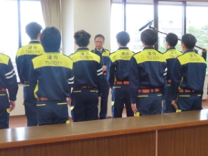 写真:石川県への職員派遣1