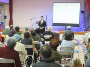 写真:令和6年元気交歓会 挨拶の様子