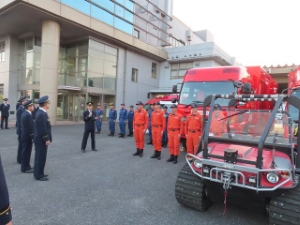 写真：石川県への緊急消防援助隊派遣2