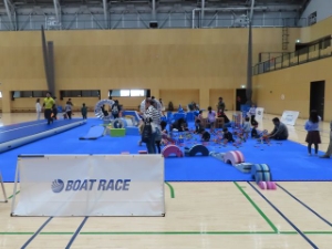 写真：ボートレース津による体験型アトラクション開催の様子