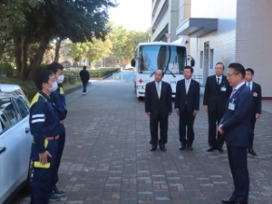 写真：石川県に職員派遣の様子