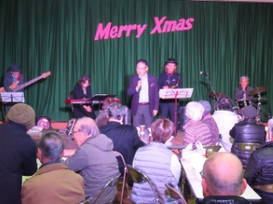写真:X'mas JAZZコンサート 挨拶