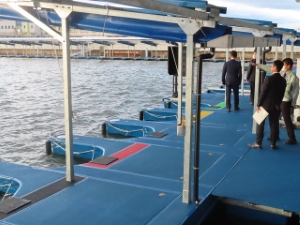 写真: 新競技棟 視察1