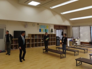 写真:一志放課後児童クラブ(高岡学童クラブ)訪問